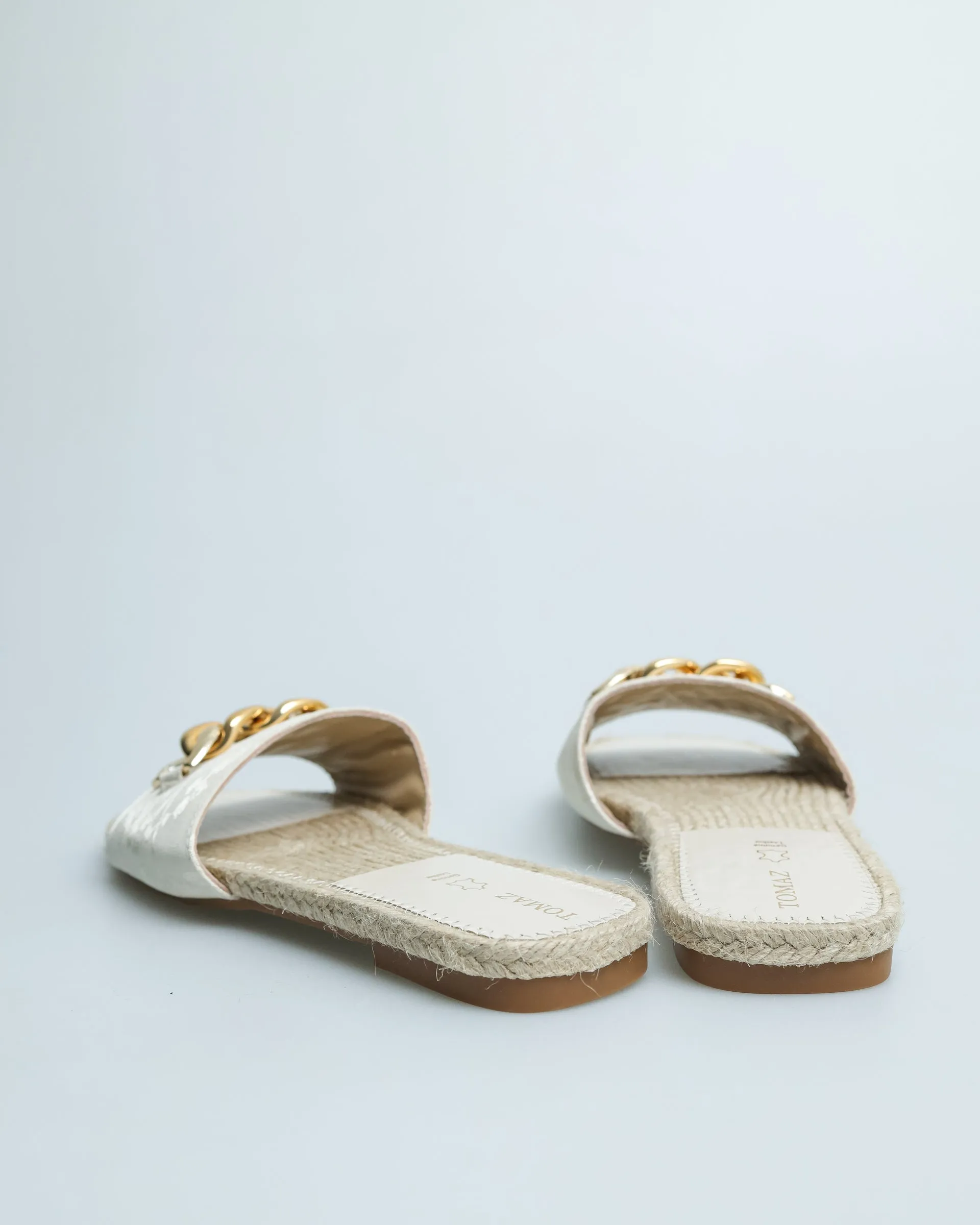 Tomaz YX77 Ladies Metalic Buckle Espadrilles