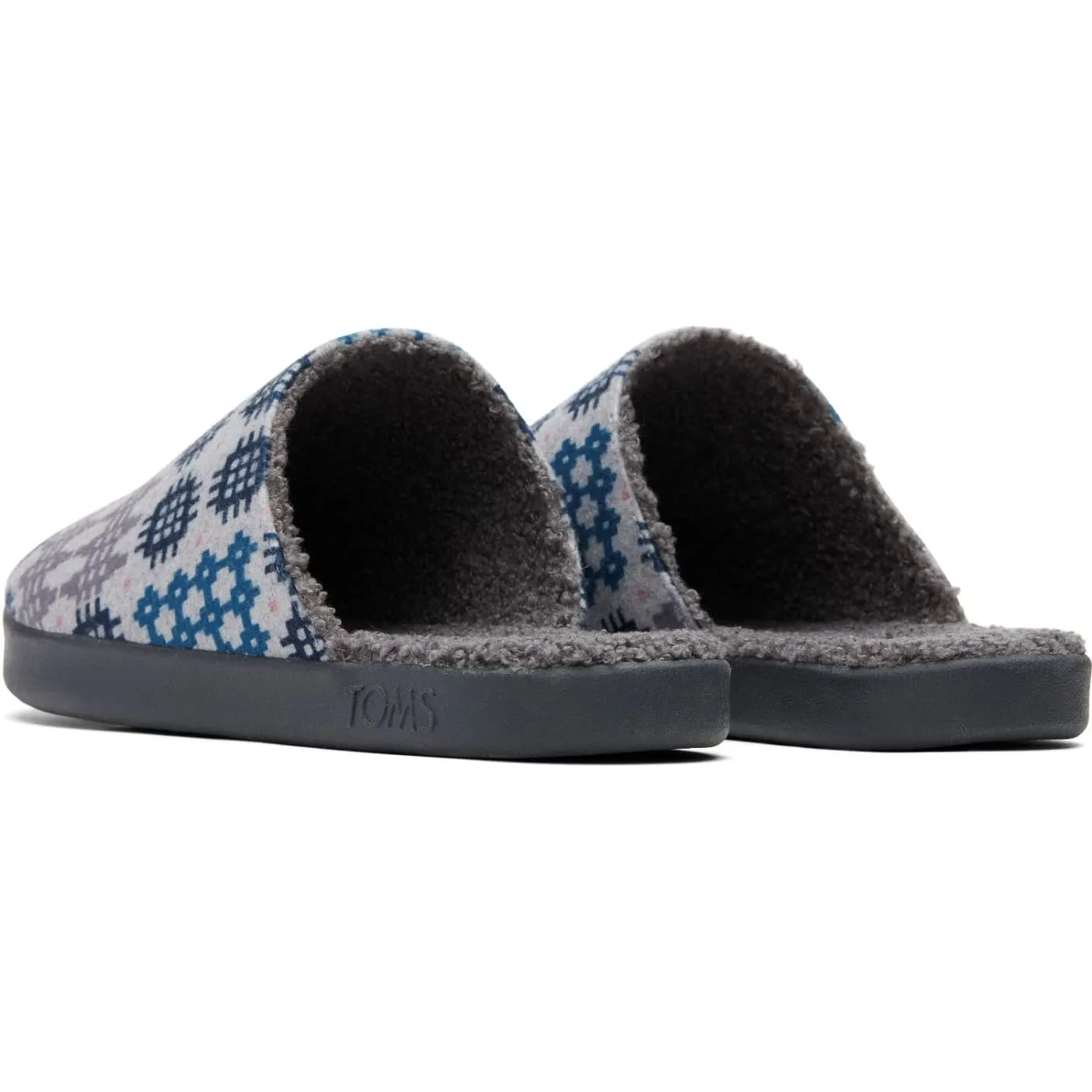 Toms Harbor Mens Fur Lined Slippers Shoes