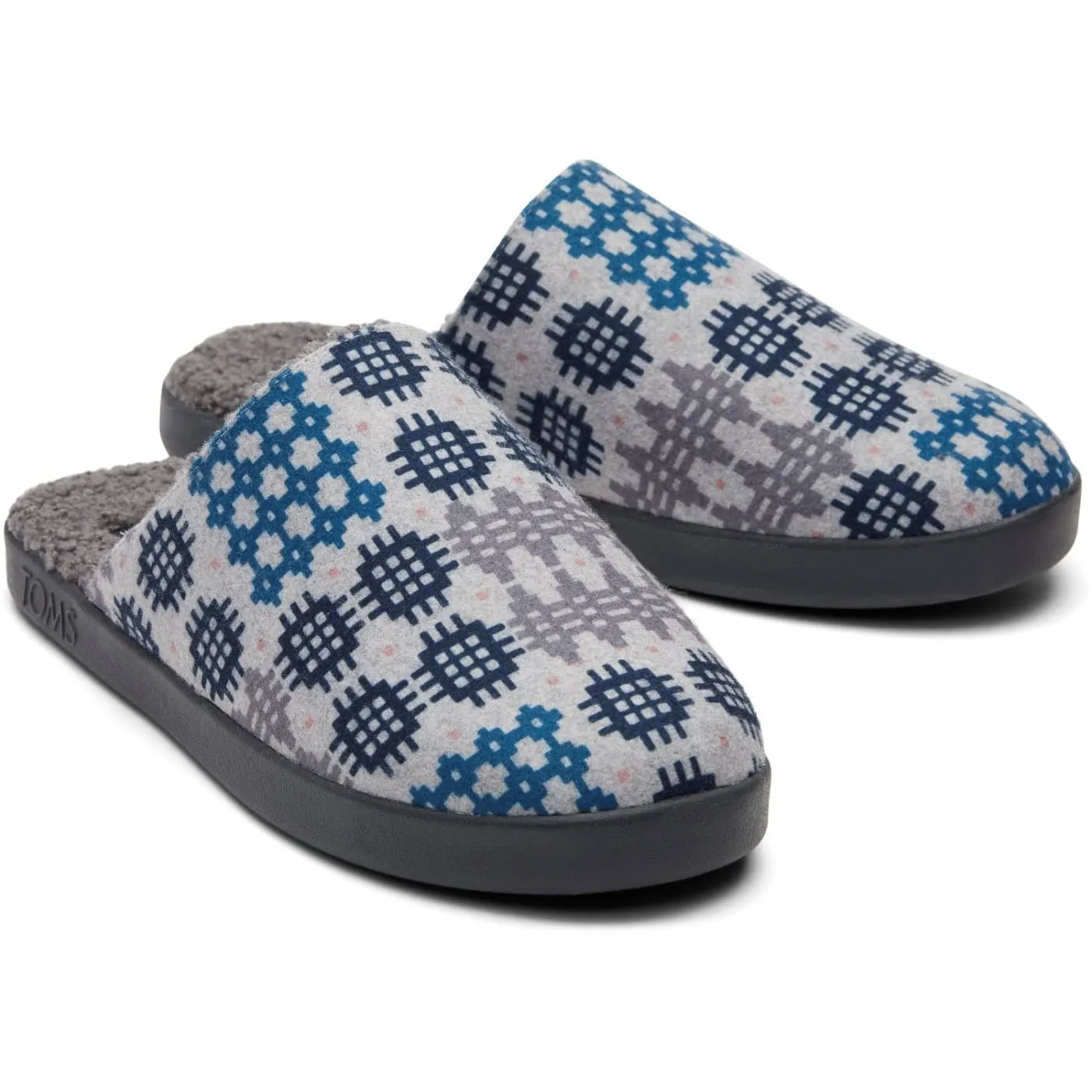 Toms Harbor Mens Fur Lined Slippers Shoes