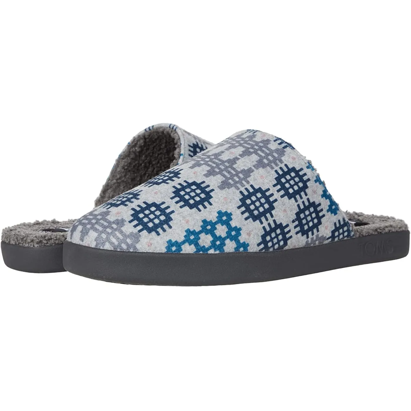 Toms Harbor Mens Fur Lined Slippers Shoes