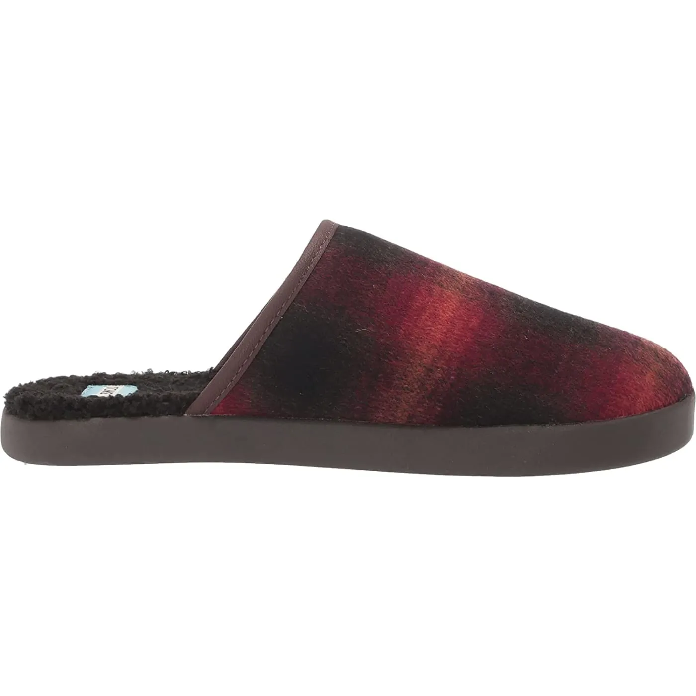 Toms Harbor Mens Fur Lined Slippers Shoes