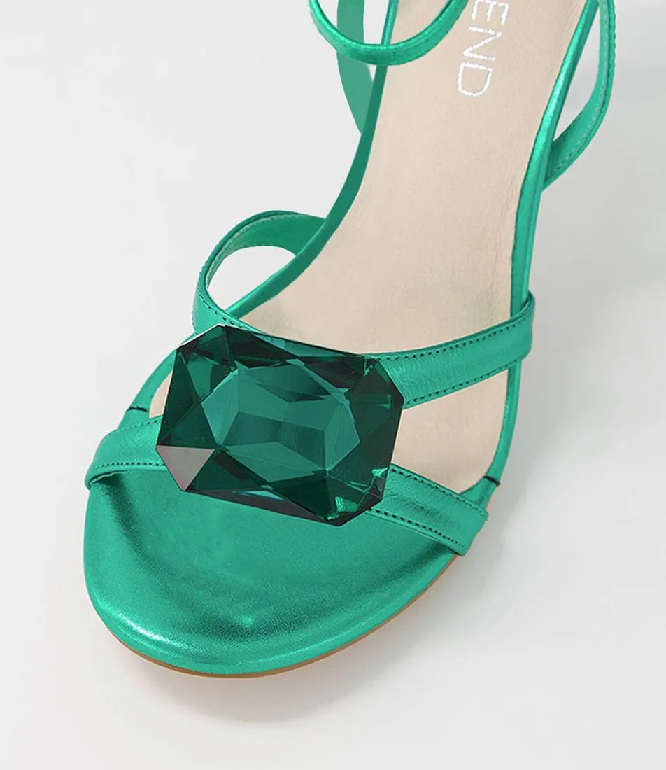 TOP END NINIE JEWELLED HEEL