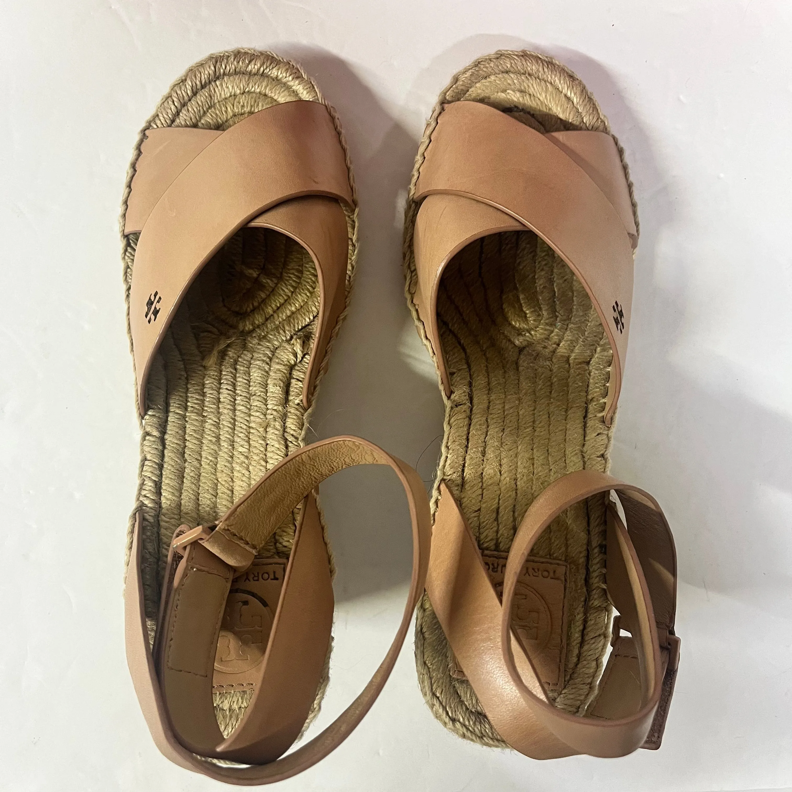 Tory Burch Tan Wedges Size 8