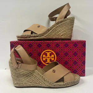 Tory Burch Tan Wedges Size 8