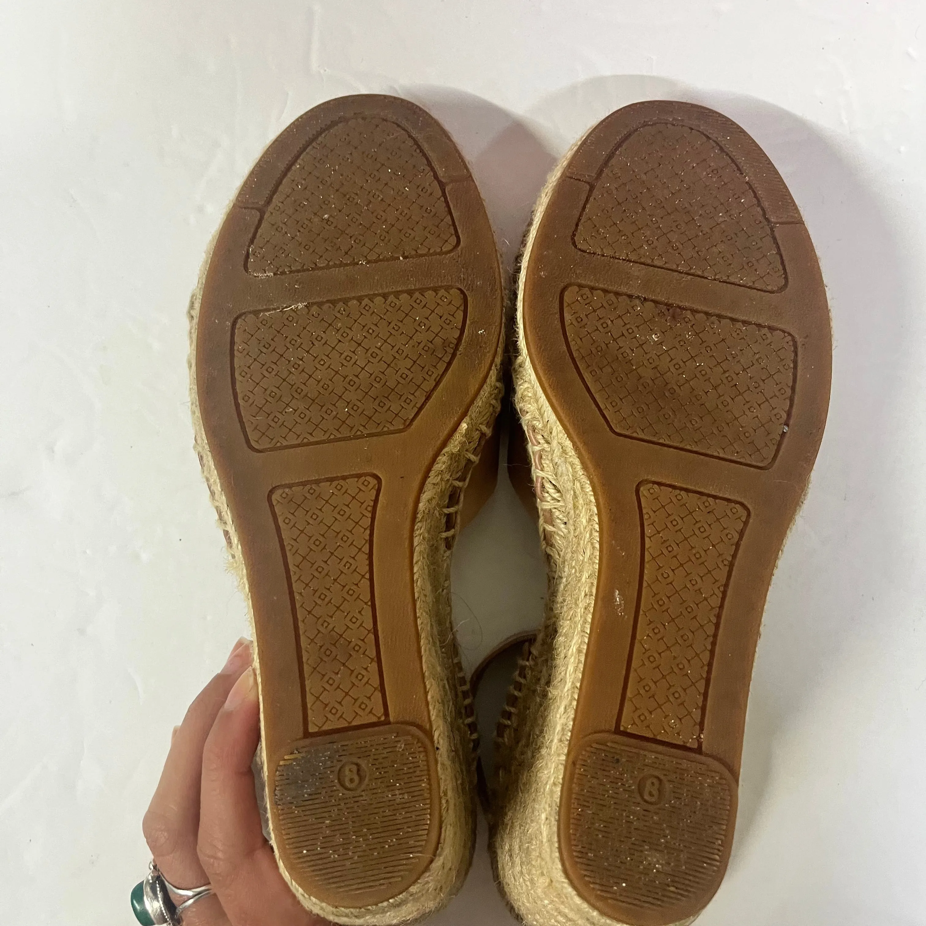 Tory Burch Tan Wedges Size 8