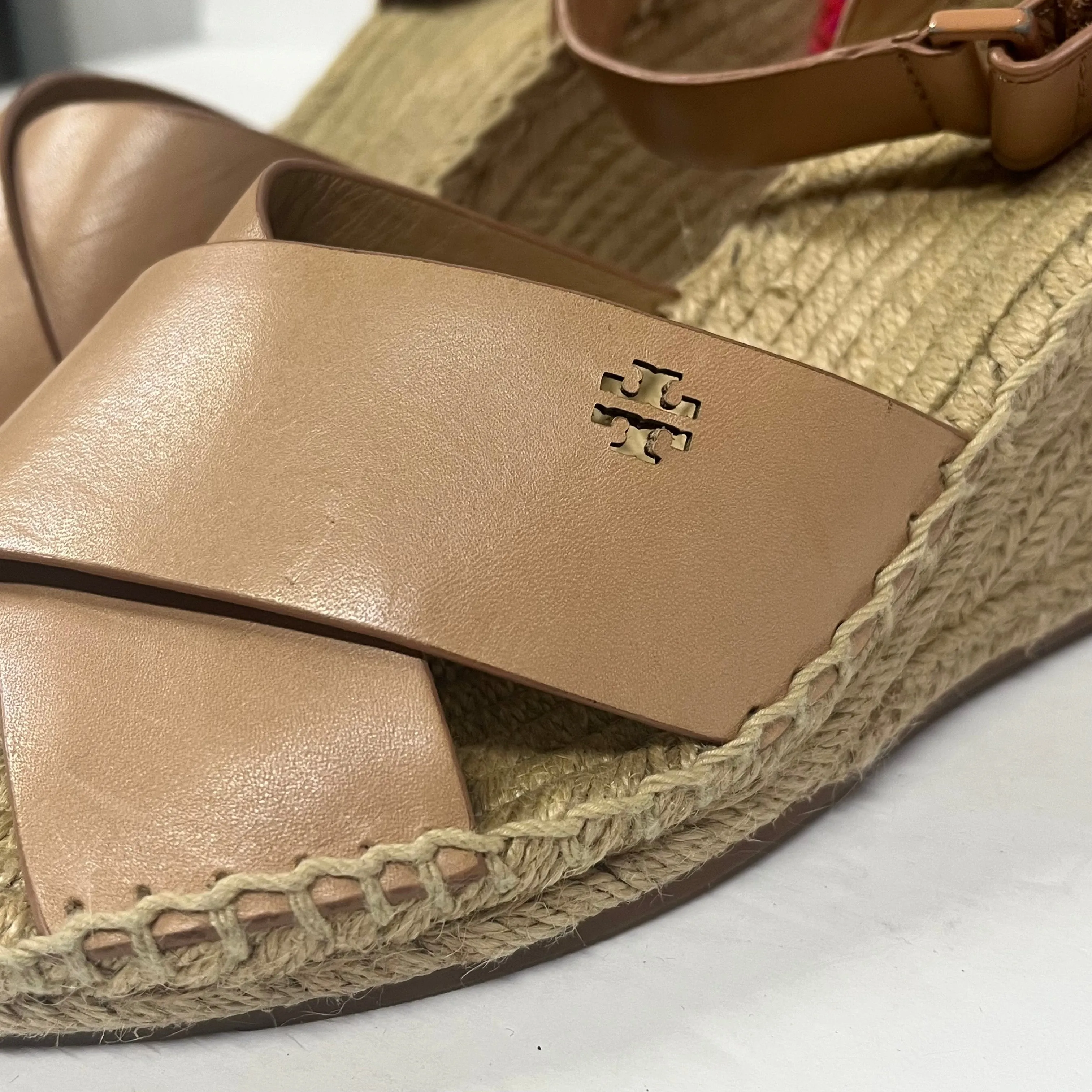 Tory Burch Tan Wedges Size 8