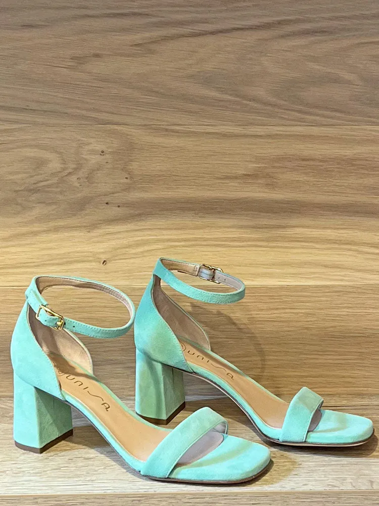 Unisa Minot Heeled Sandals Aquamarine