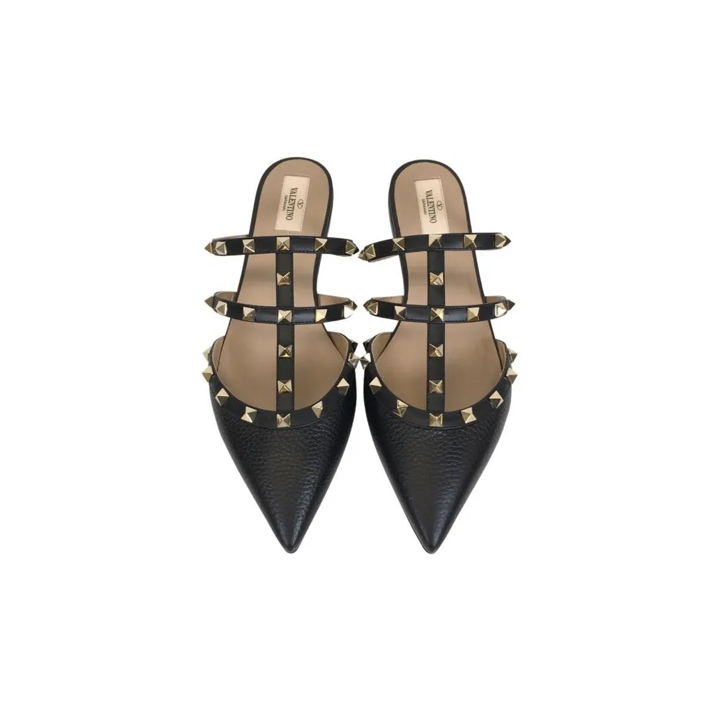 Valentino Rockstud Pointed Toe Mule