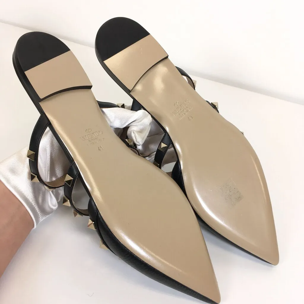 Valentino Rockstud Pointed Toe Mule