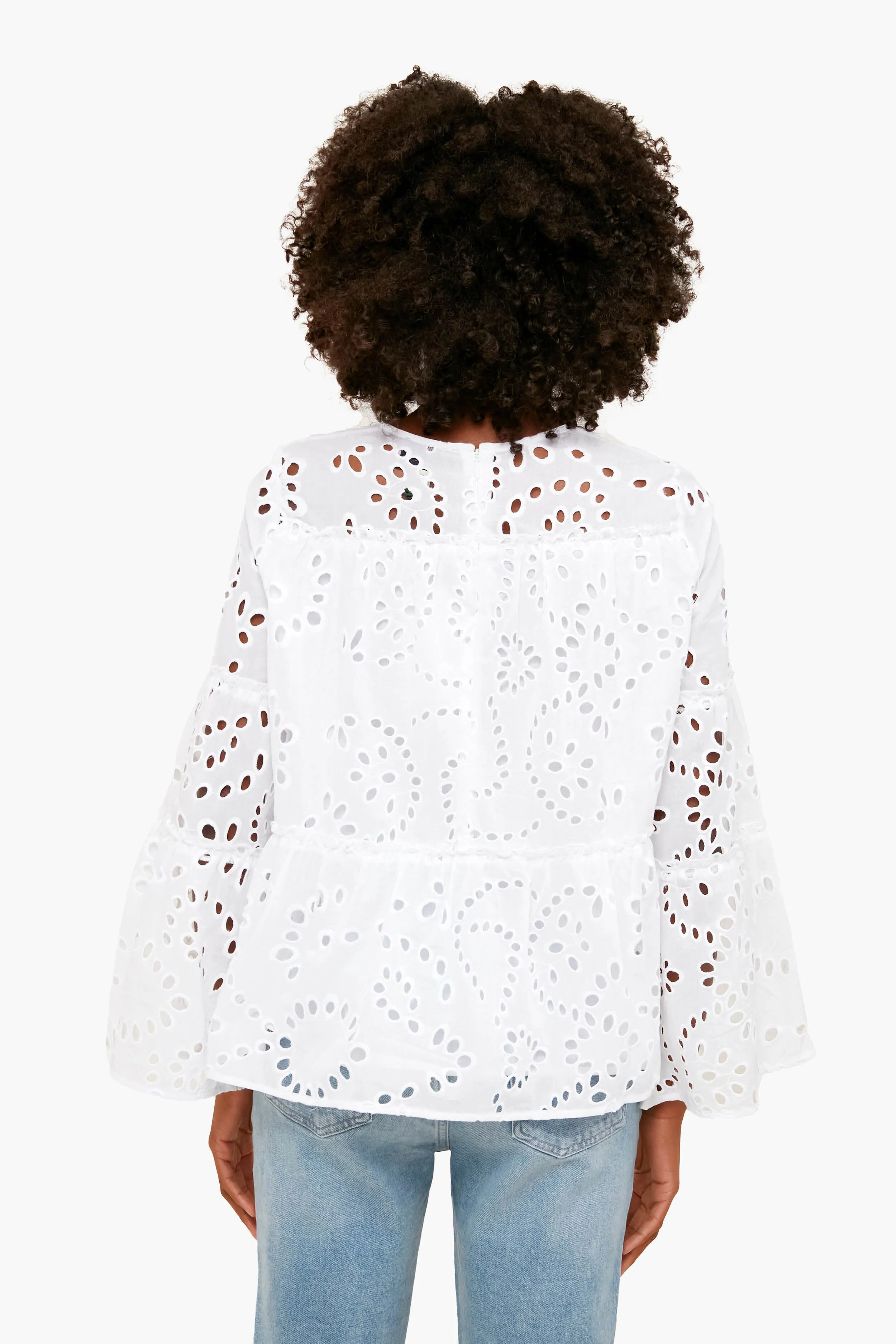 White Eyelet Eloise Blouse