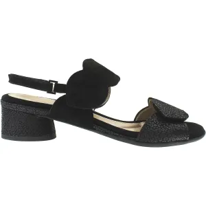 Women's BeautiFeel Elsie Black Leo Matt Print Suede Combi