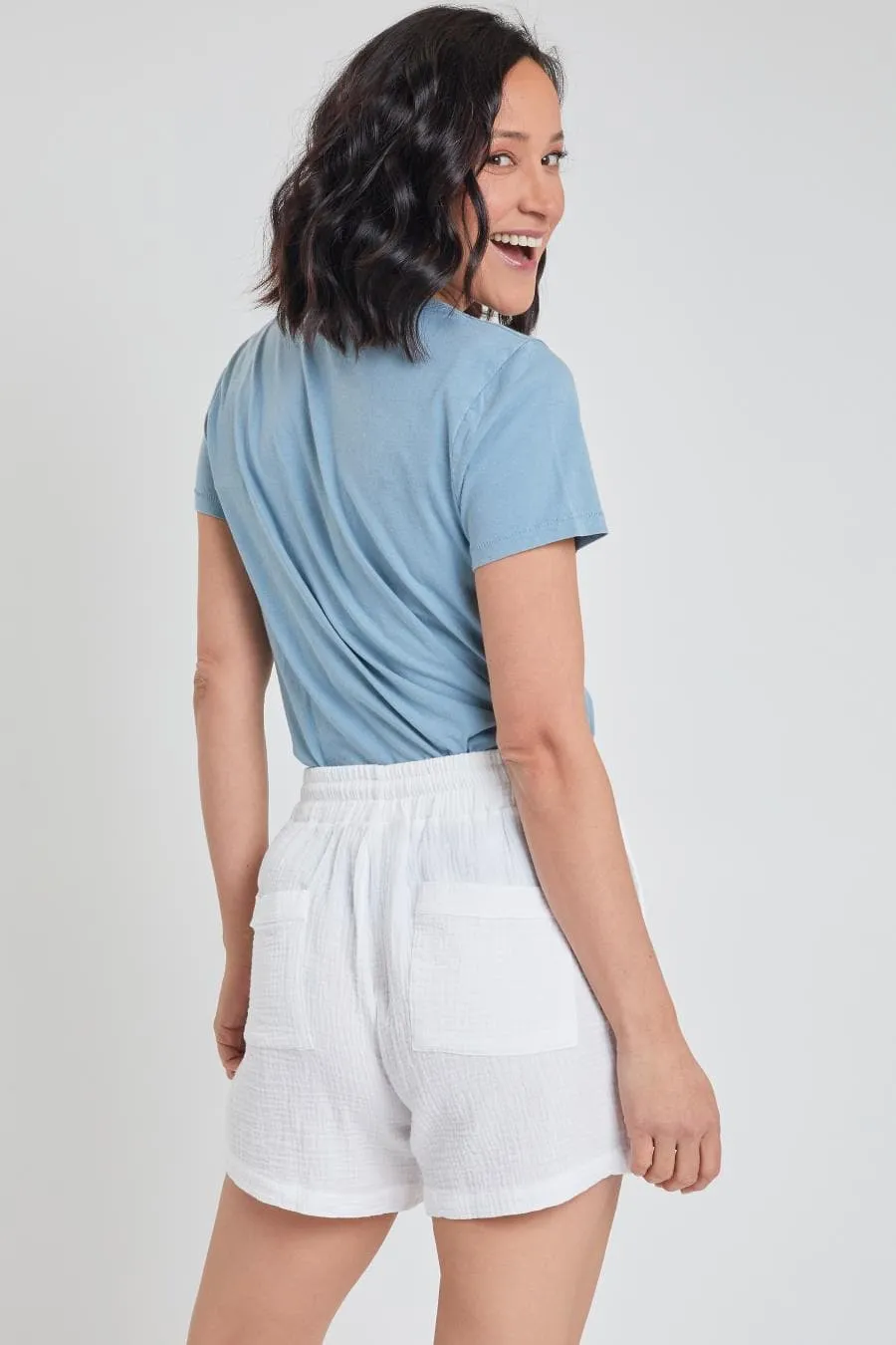 Women's Lifestyle Double Gauze Shorts With Tassel