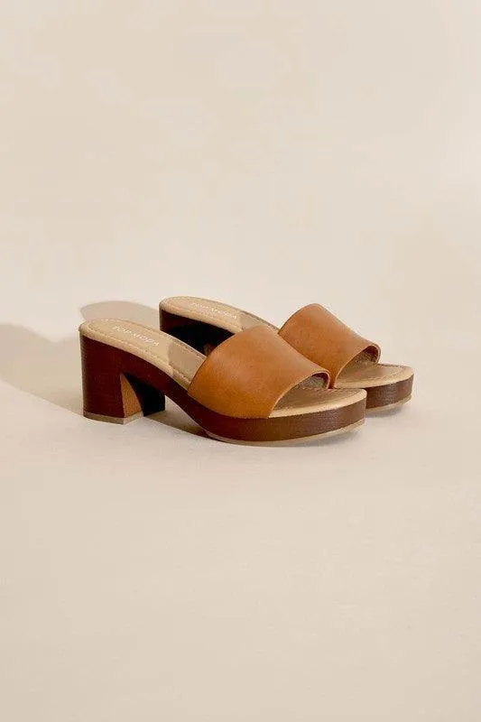 Womens Shoes Style No. Lauren-1 Slide Mule Heels