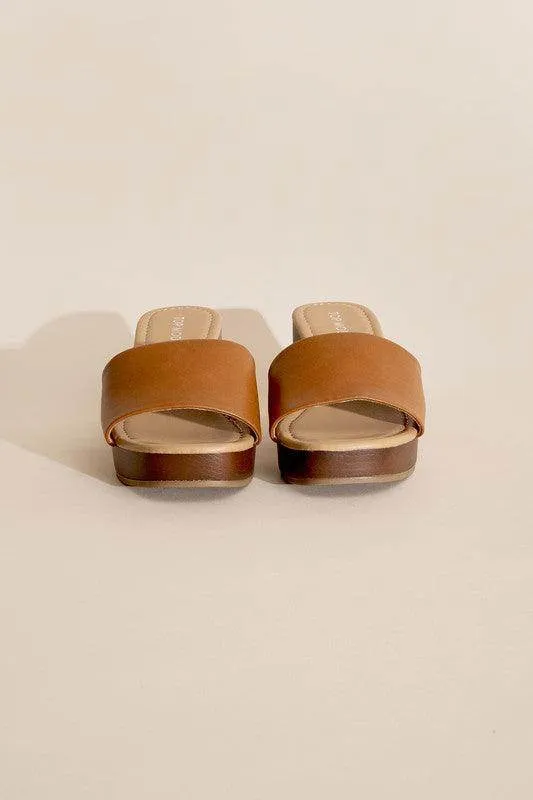Womens Shoes Style No. Lauren-1 Slide Mule Heels