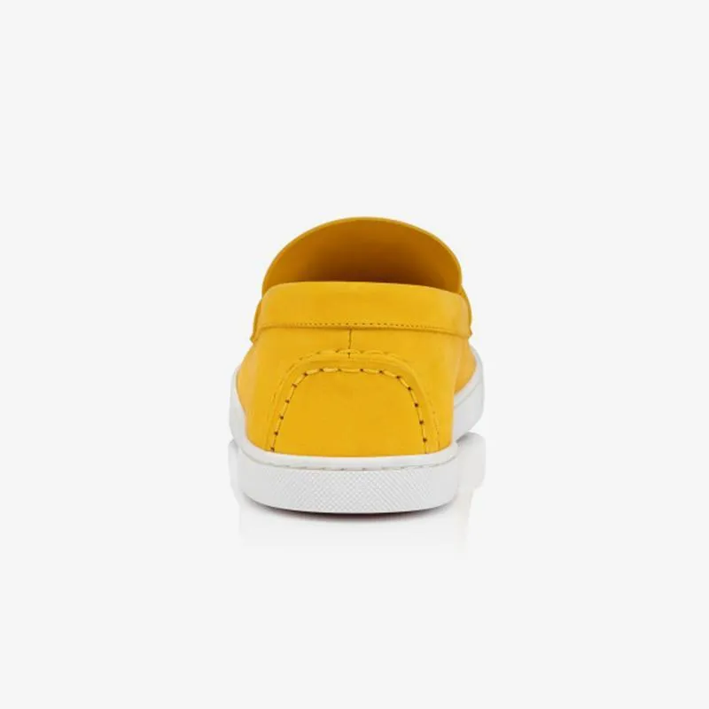 Yellow Suede Loafers
